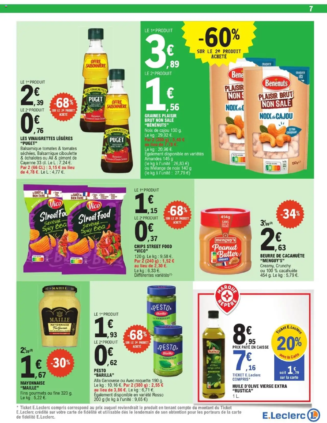  | Page: 7 | Produits: Huile D'olive, Mayonnaise, Beurre, Noix