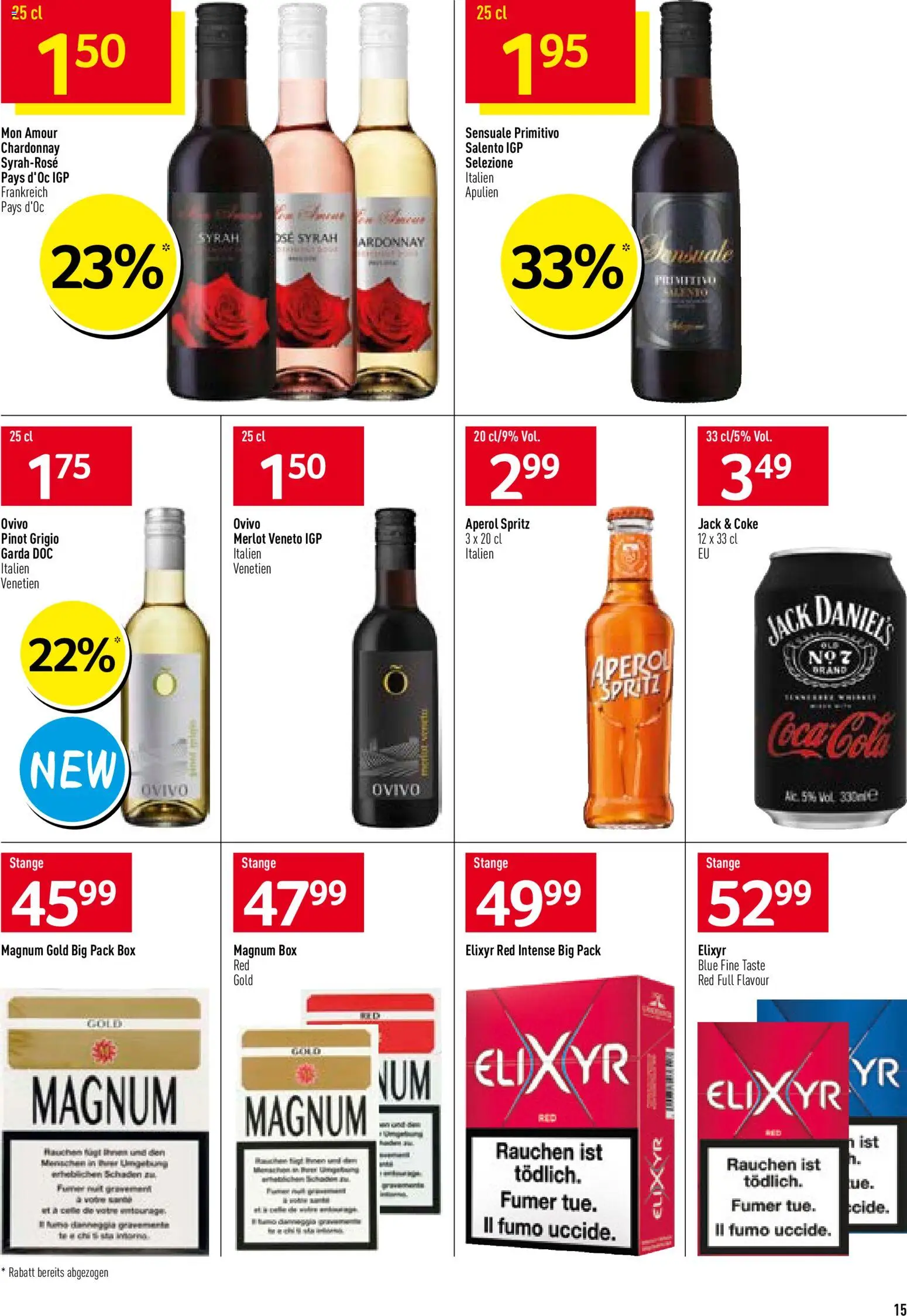 Prodega Aktionen Take Away – gültig ab 02.03.2026 | Seite: 15 | Produkte: Coca Cola, En Kommode, Box, Merlot