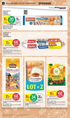 Intermarché - Prévisualisation de PÂTE FEUILLETÉE TARTE EN OR HERTA, 2 X 230g - soit 460 g valide à partir de 30.12.2025 | Page: 18