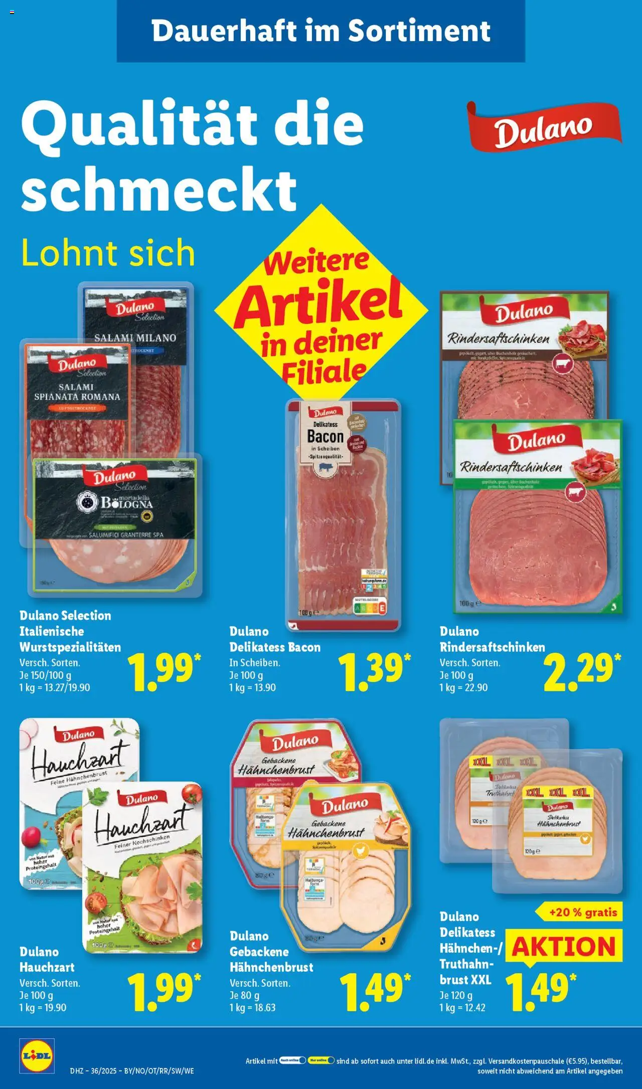 Lidl Prospekt Heppenheim 	 - gültig ab dem 01.09.2025 | Seite: 24 | Produkte: Salami, Hahnchenbrust