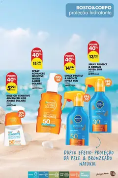 Pré-visualização Pingo Doce Catálogo de solares 2026 válido de 24.03.2026 | Página: 15 | Produtos: Agua, Autobronzeador
