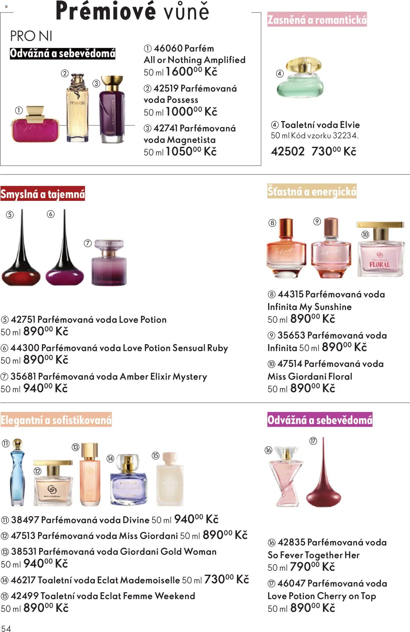 Oriflame Black Friday od 12.11.2025 | Strana: 54 | Produkty: Voda, Parfém, Toaletní voda