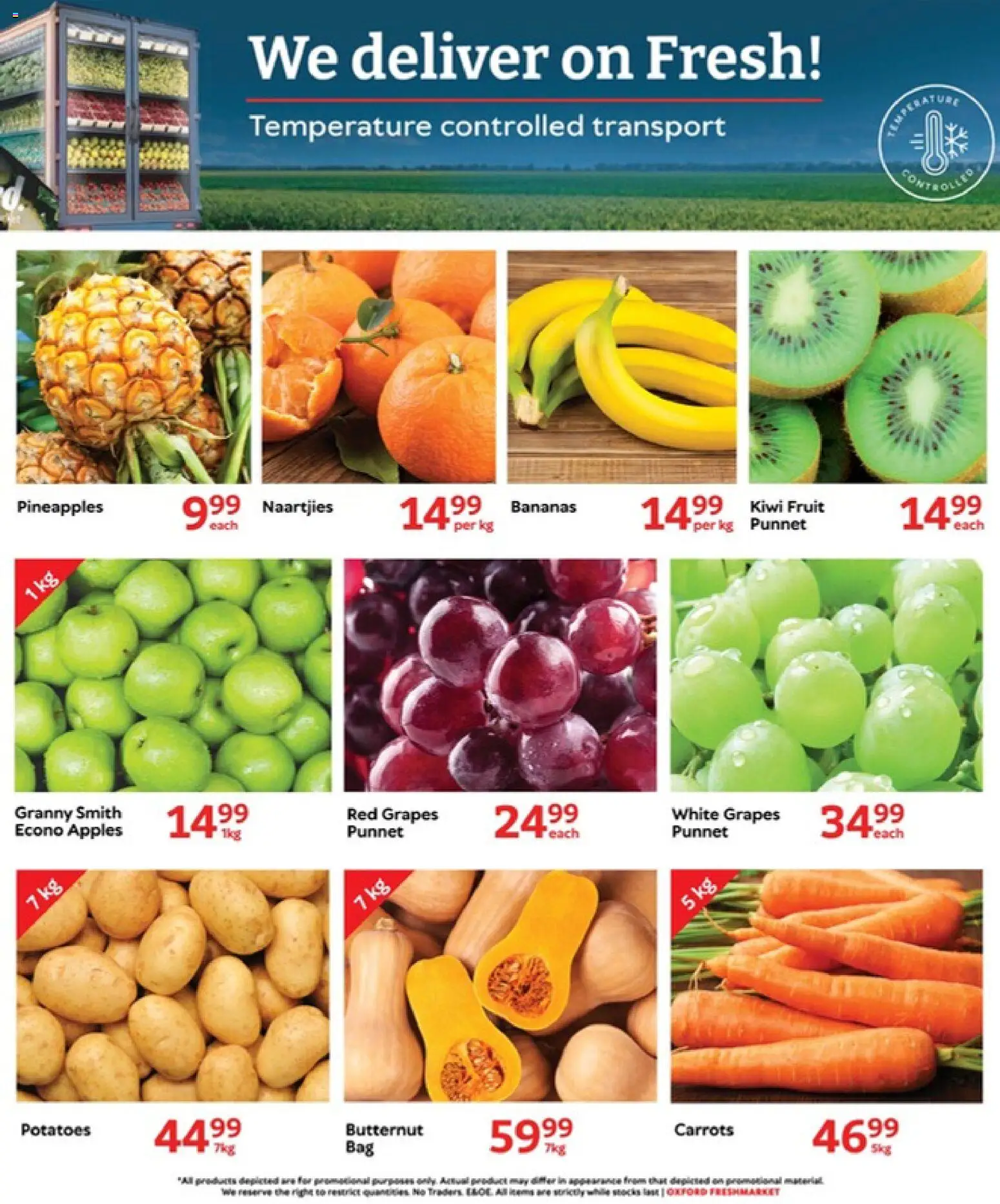 New Oxford Freshmarket catalogue – valid from 29.04.2026 | Page: 6 | Products: Kiwi, Carrots, Potatoes, Grapes