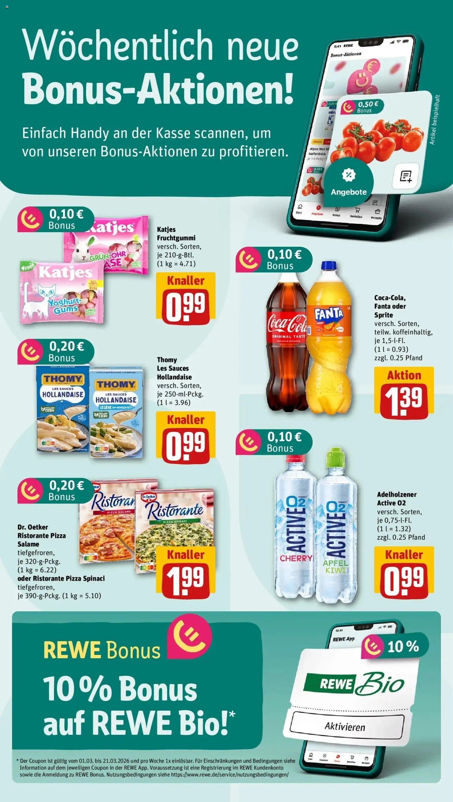 Rewe Prospekt Roedental	 – gültig ab 15.03.2026 | Seite: 2 | Produkte: Fanta, Thomy les sauces, Haferdrink, Alpro