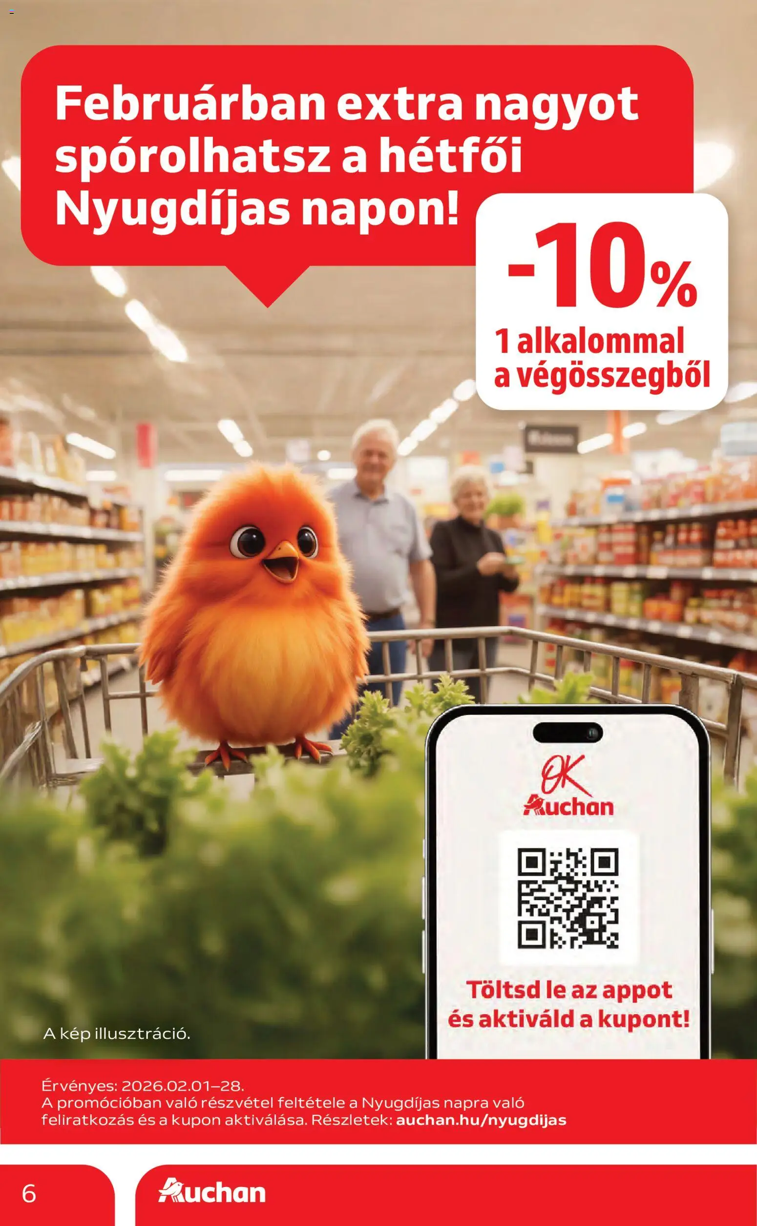 Auchan akciós ujság - amely érvényes a következő dátumtól: 29.01.2026 | Oldal: 6