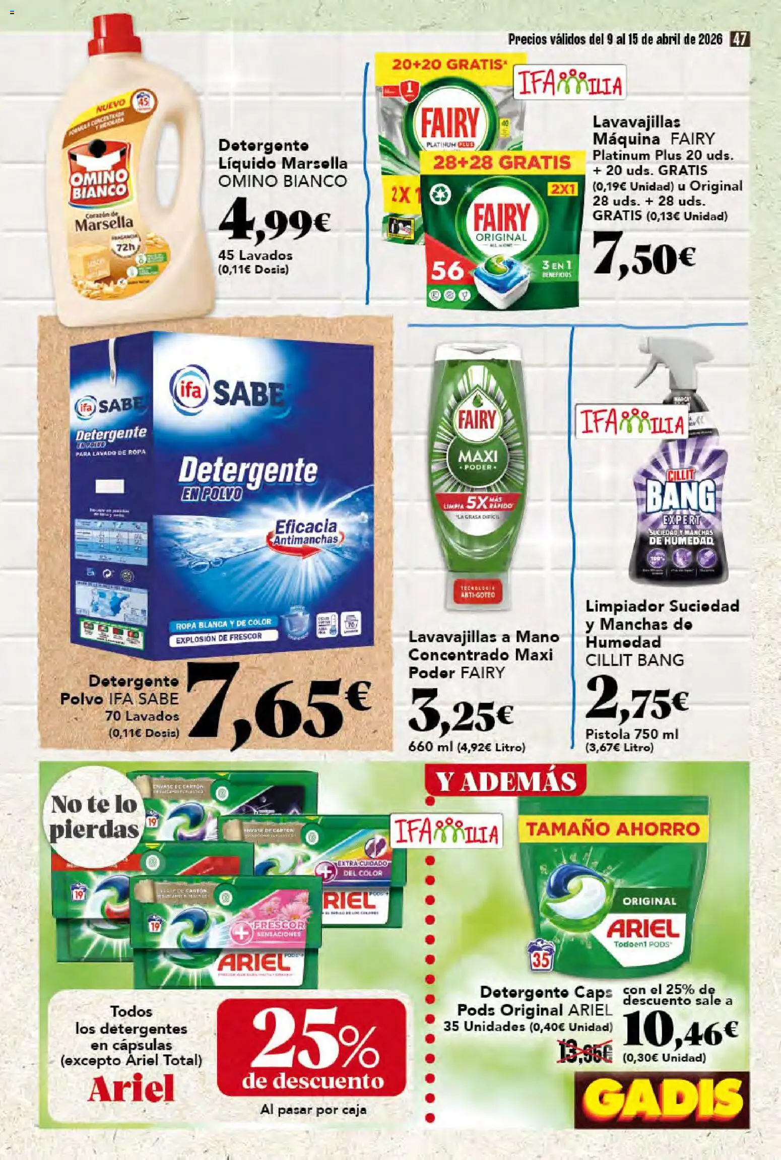 Gadis folleto │ válido desde el 09.04.2026 | Página: 47