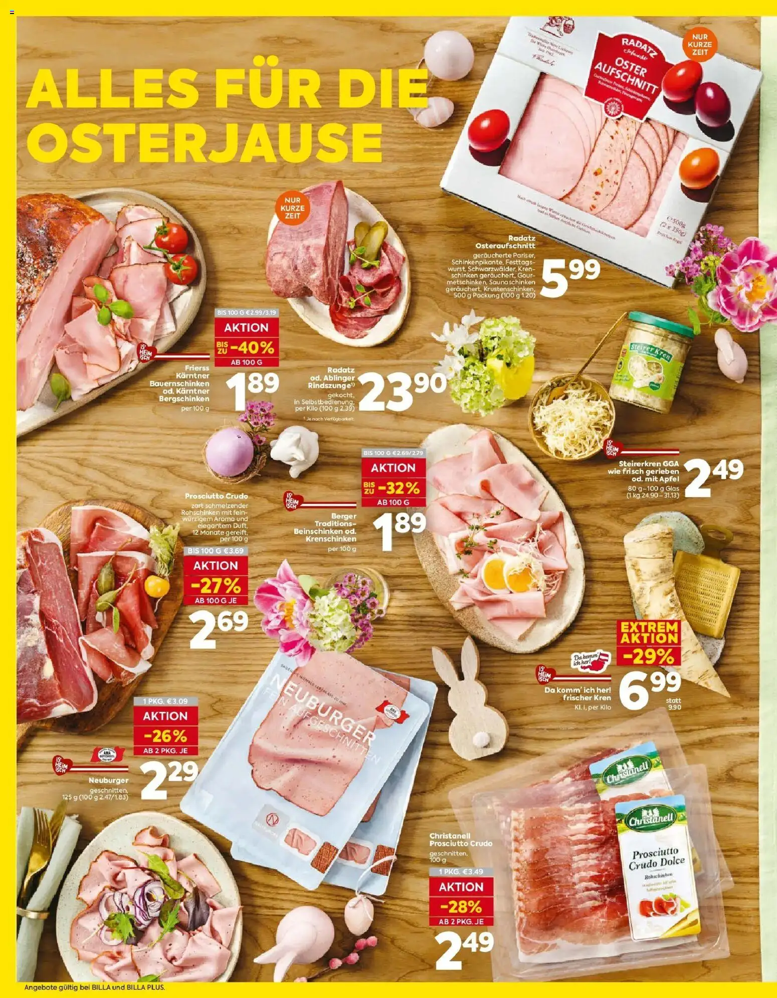 Billa Flugblatt - Bad Radkersburg, Ramsau, Fehring gültig ab 26.03.2026 | Seite: 10 | Produkte: Schinken, Äpfel