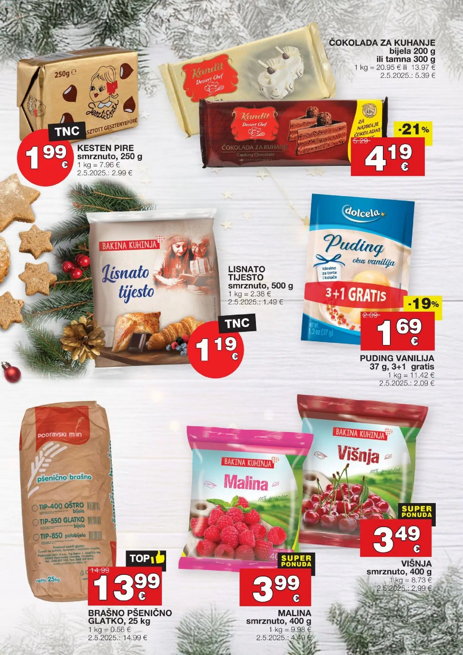 Stanić Diskont katalog | vrijedi od 11.12.2025 | Stranica: 3 | Proizvodi: Kesten, Čokolada, Puding, Kuhinja