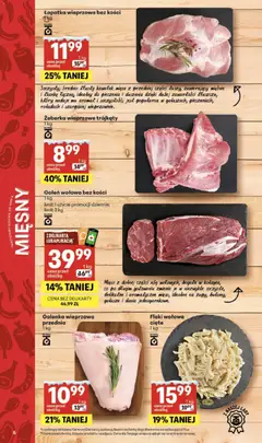 Pogląd oferty "Delikatesy Centrum Gazetka" - ważna od 29.01.2026 | Strona: 6 | Produkty: Mięso, Delikatesy, Flaki, Łopatka wieprzowa