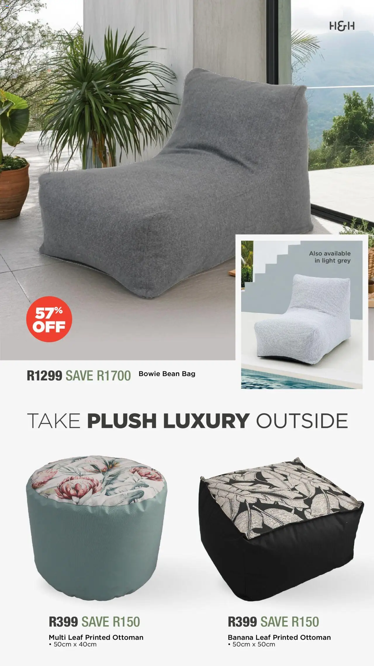House and Home - Patio Catalogue │ valid from 11.08.2025 | Page: 11 | Products: Bag, Light, Ottoman