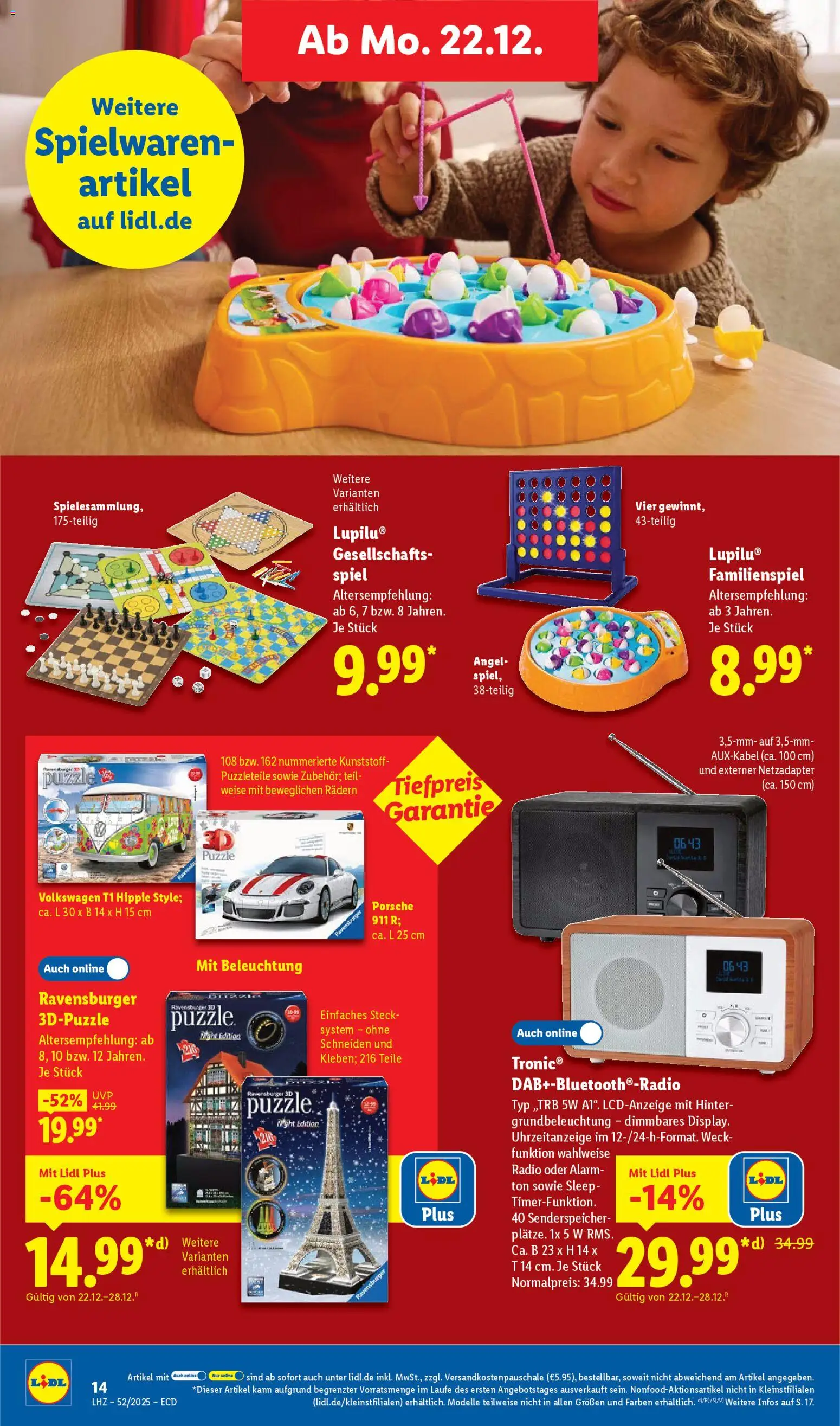 Lidl - Prospekt – gültig ab 22.12.2025 | Seite: 24 | Produkte: Spiel, Radio