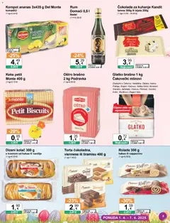 Katalog KTC - Pregled kataloga iz trgovine KTC, vrijedi od 01.04.2026 | Stranica: 9 | Proizvodi: Keks, Brašno, Kompot, Torta