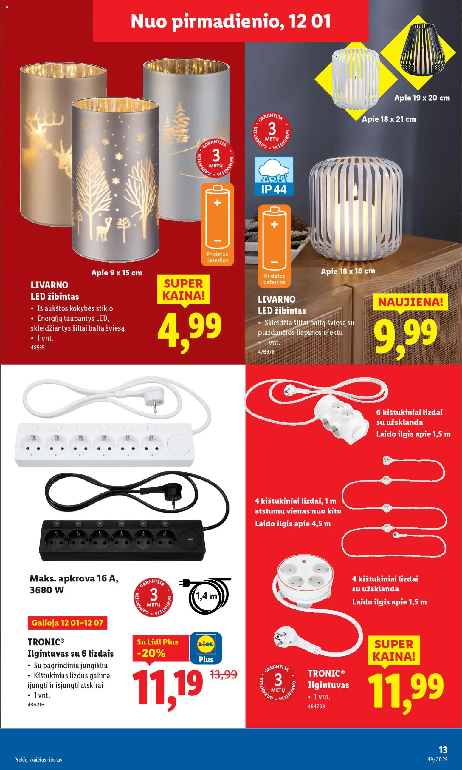 LIDL akcijos nuo 01.12.2025 | Puslapis: 13