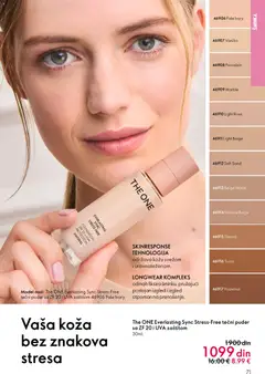 Oriflame katalog Mart 2026 - pregled Oriflame kataloga - važi od 11.03.2026 | Strana: 71 | Proizvode: Tečni puder, Šminka, Puder