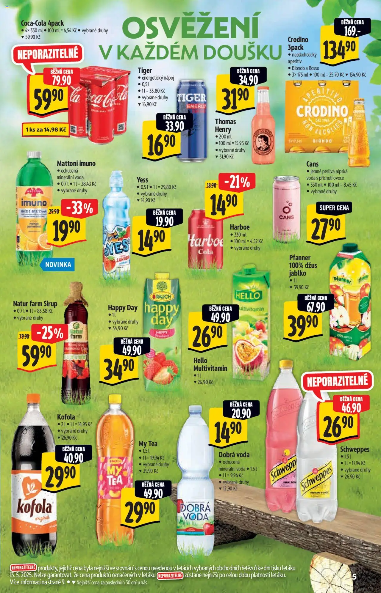 Albert katalog - Hypermarket od 21.05.2025 | Strana: 5 | Produkty: Džus, Energetický nápoj, Dobrá voda ochucená, Minerální voda