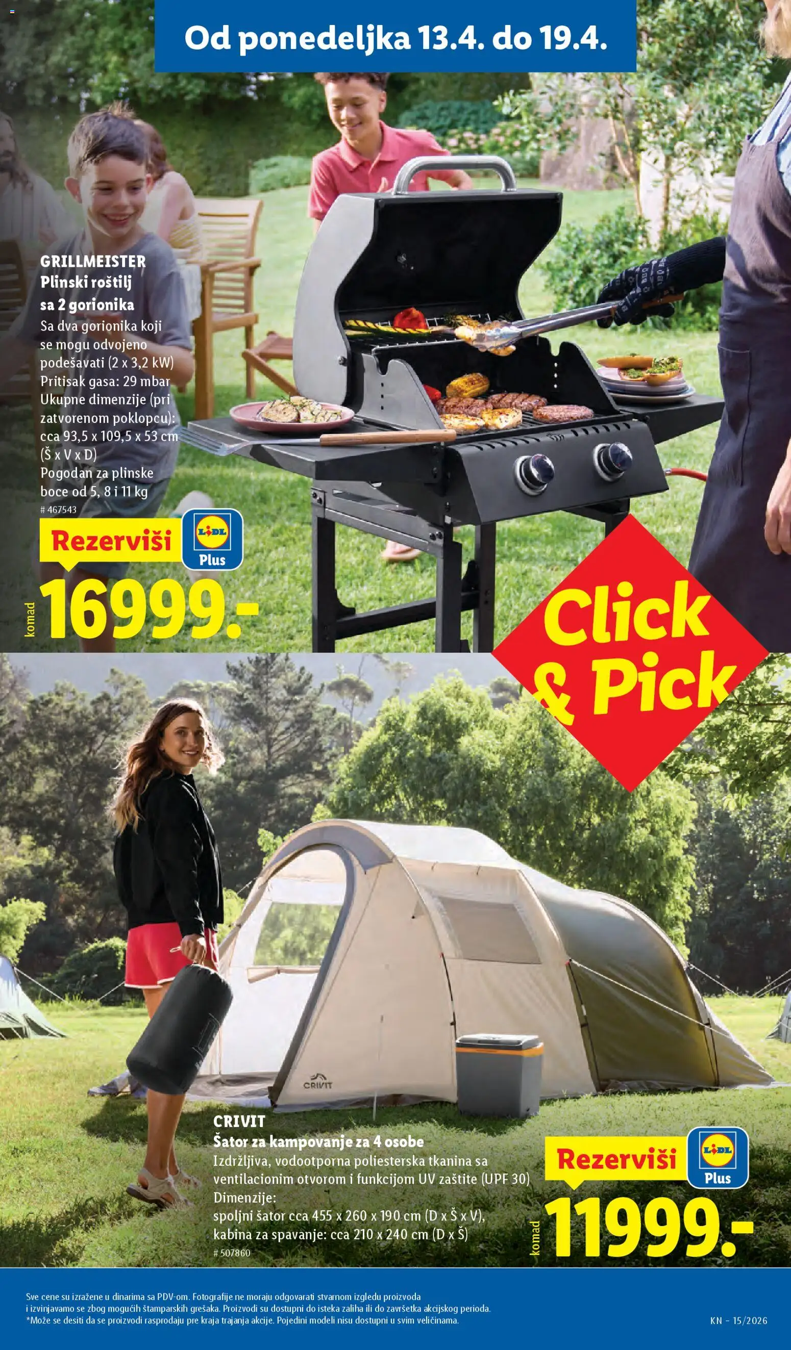 Lidl katalog - važi od 09.04.2026 | Strana: 93 | Proizvode: Roštilj