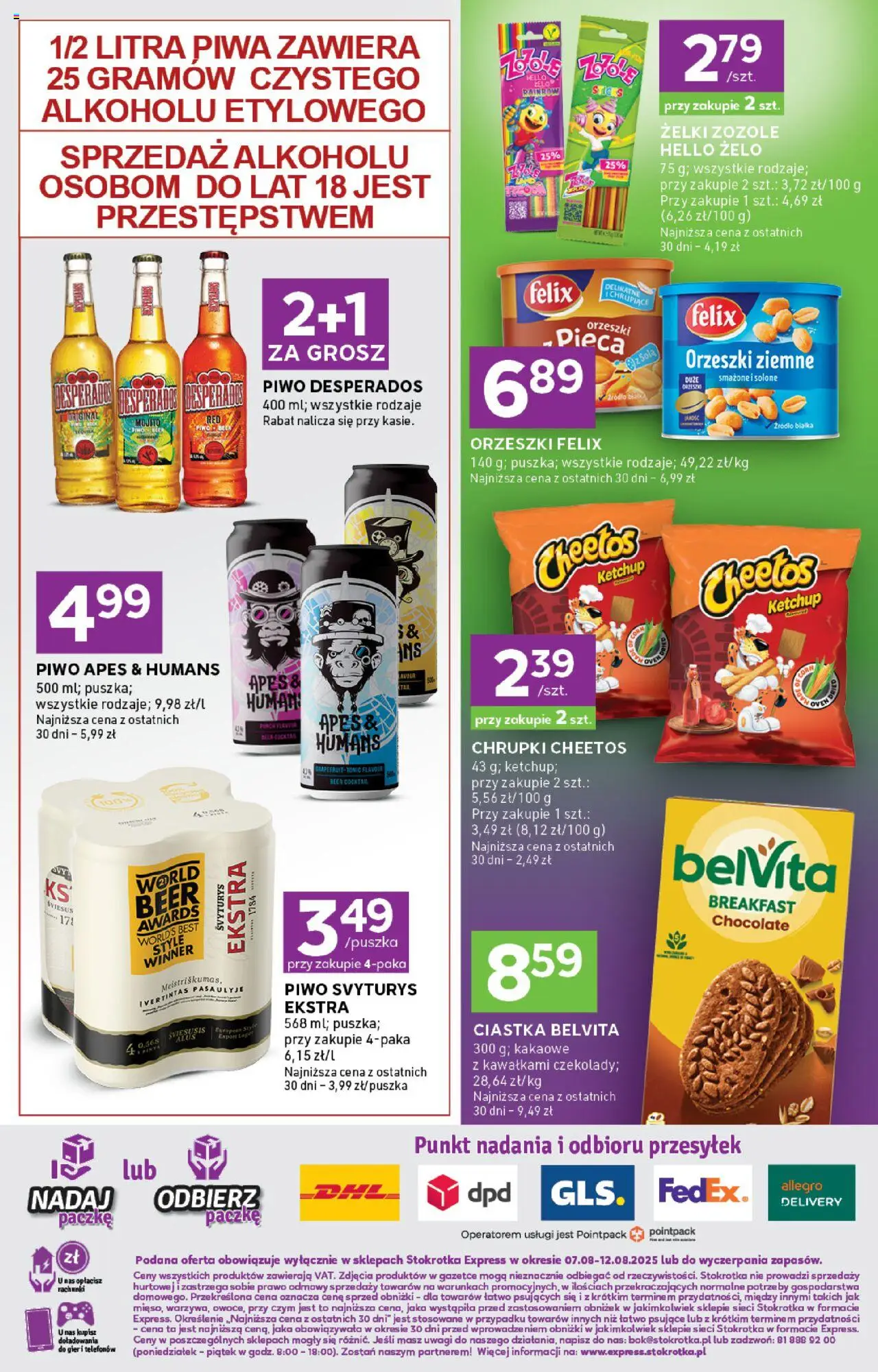 Stokrotka Gazetka - Express od 07.08.2025 | Strona: 6 | Produkty: Ketchup, Stokrotka, Chrupki, Ciastka