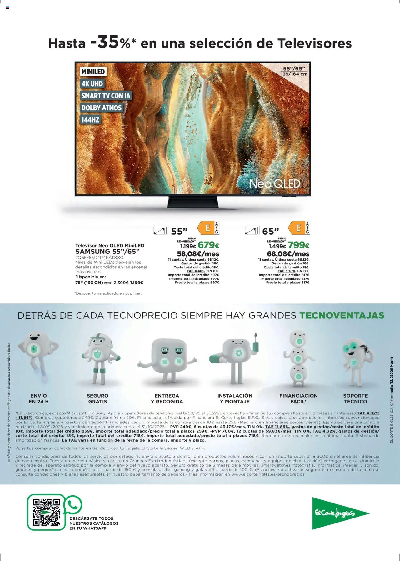 El Corte Inglés ofertas │ válido desde el 06.10.2025 | Página: 20 | Productos: Apple, Televisor