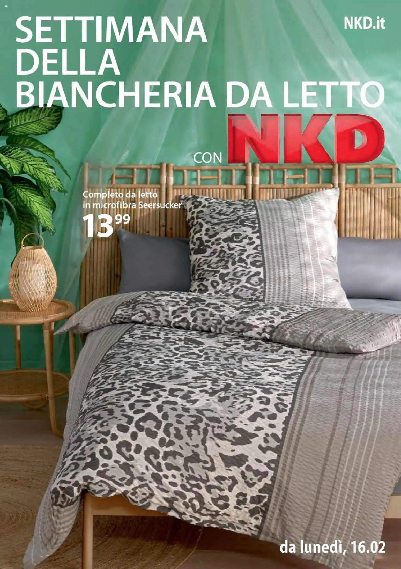 Volantino NKD del 16.02.2026 | Pagina: 9 | Prodotti: Letto, Biancheria da letto