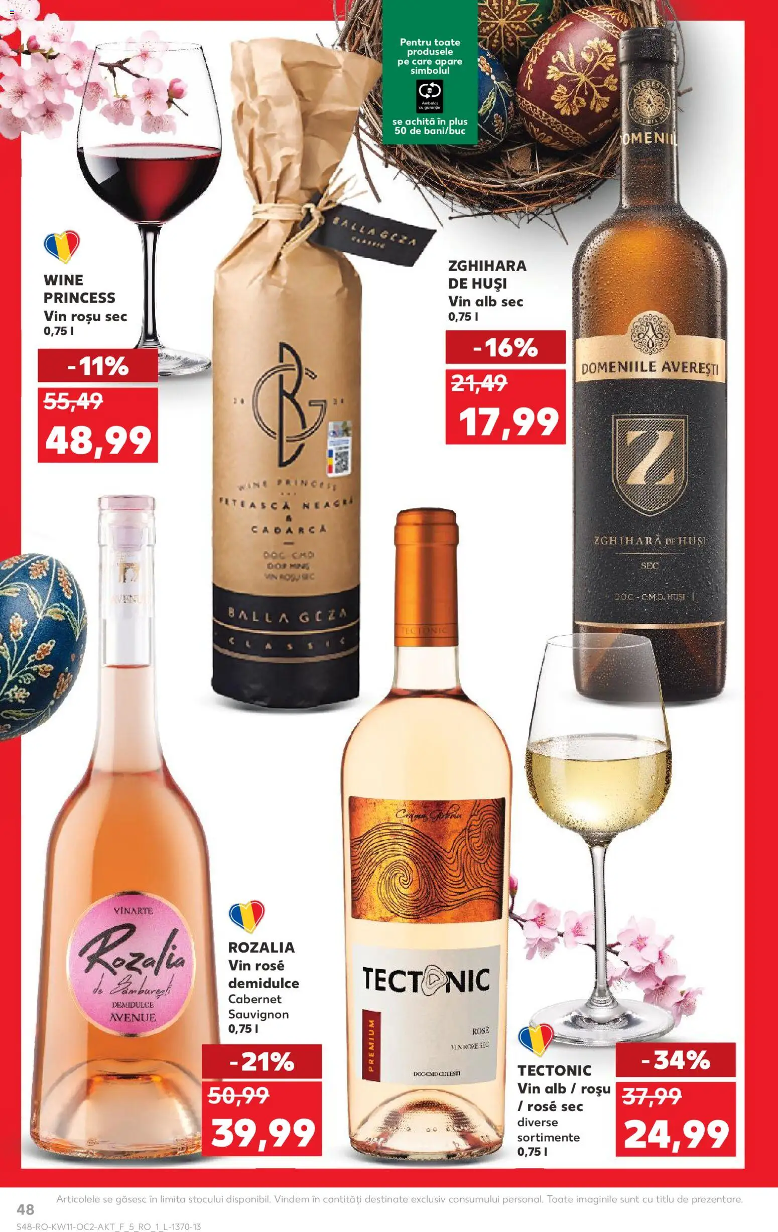 Noul catalog Kaufland – valabil de la 11.03.2026 | Pagină: 48 | Produse: Vin