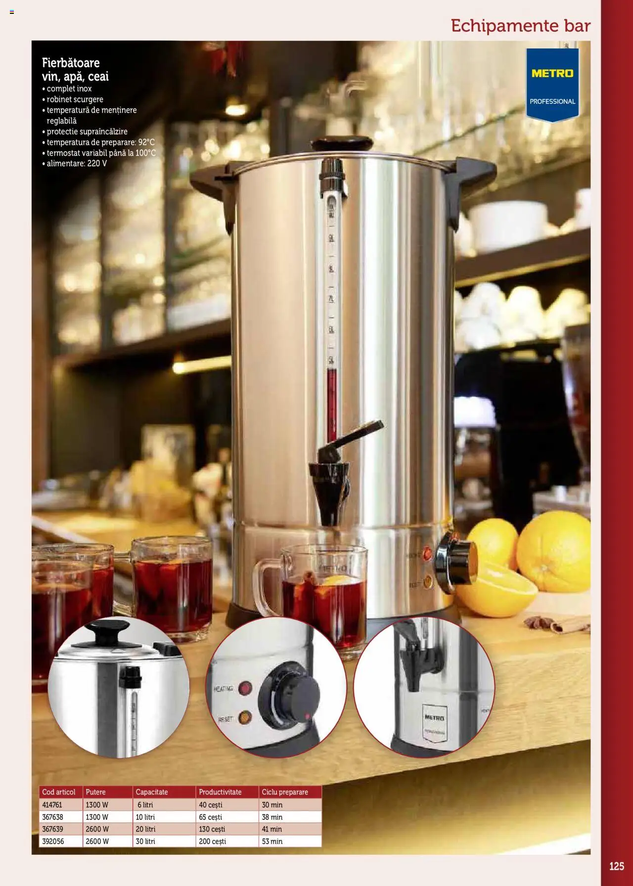 Noul catalog Metro – valabil de la 17.09.2025 | Pagină: 125 | Produse: Ceai