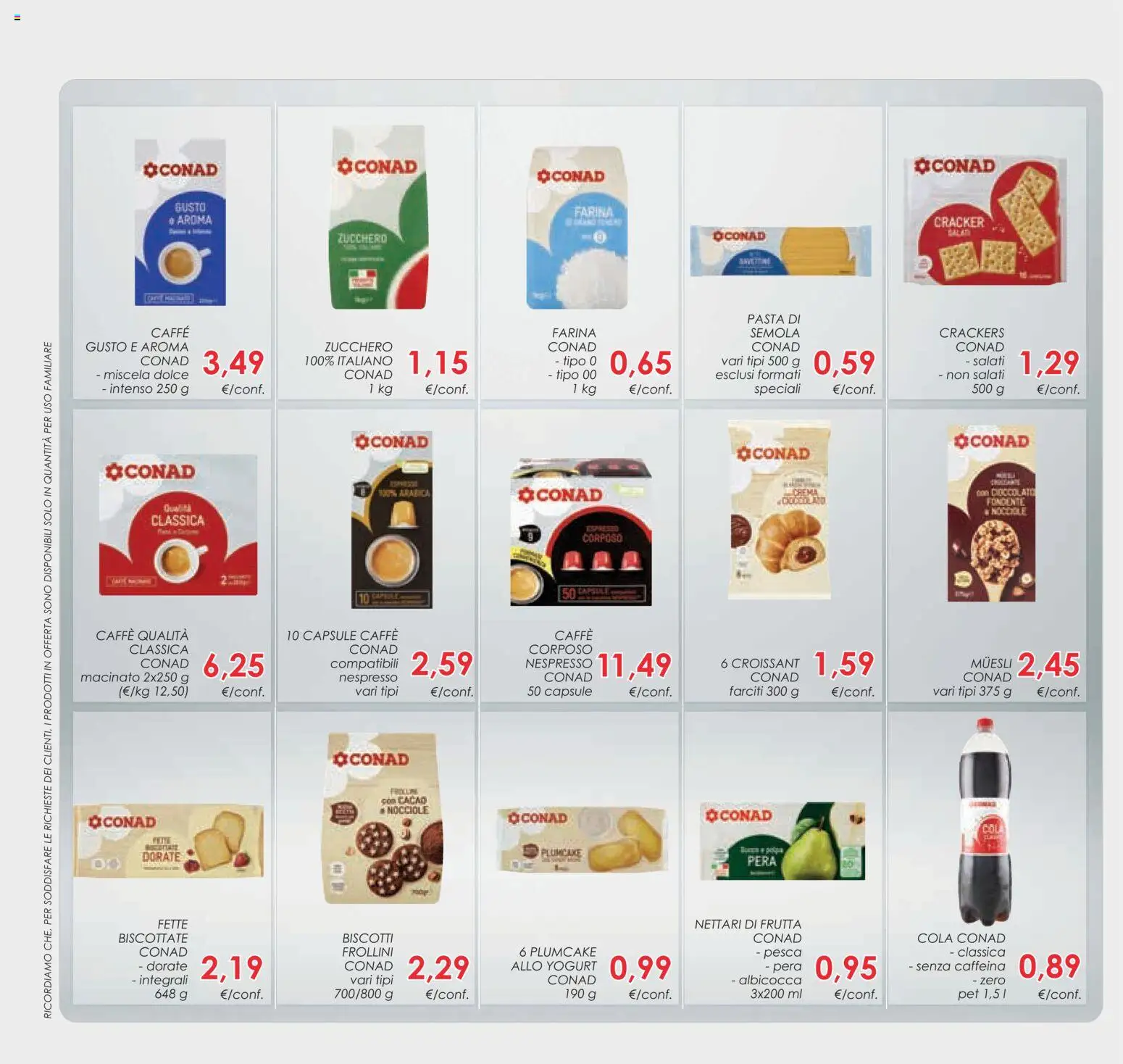 Volantino Conad del 27.12.2025 | Pagina: 36 | Prodotti: Muesli, Yogurt, Crackers, Macinato