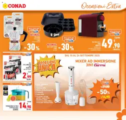 Volantino Conad del 11.09.2025 | Pagina: 25 | Prodotti: Pile, Caffè, Spremiagrumi, Ciotola