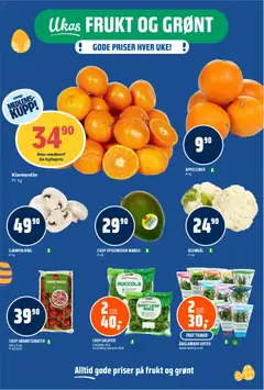 Forhåndsvisning av Coop Obs kundeavis gyldig fra 09.03.2026 | Side: 12 | Produkter: Blomkål, Urter, Суміш дитяча, Mango
