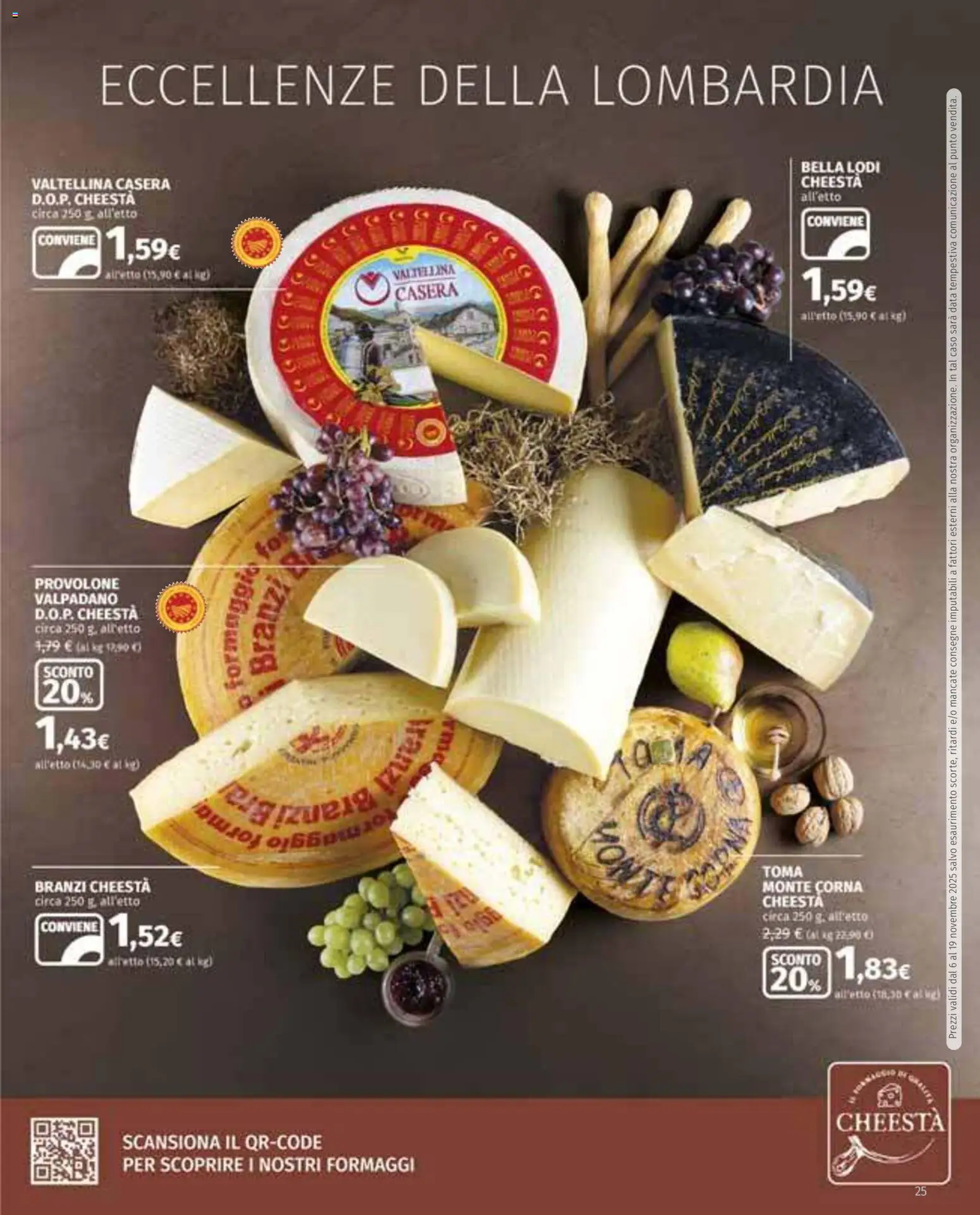 Volantino Ipercoop del 06.11.2025 | Pagina: 25 | Prodotti: Provolone, Data