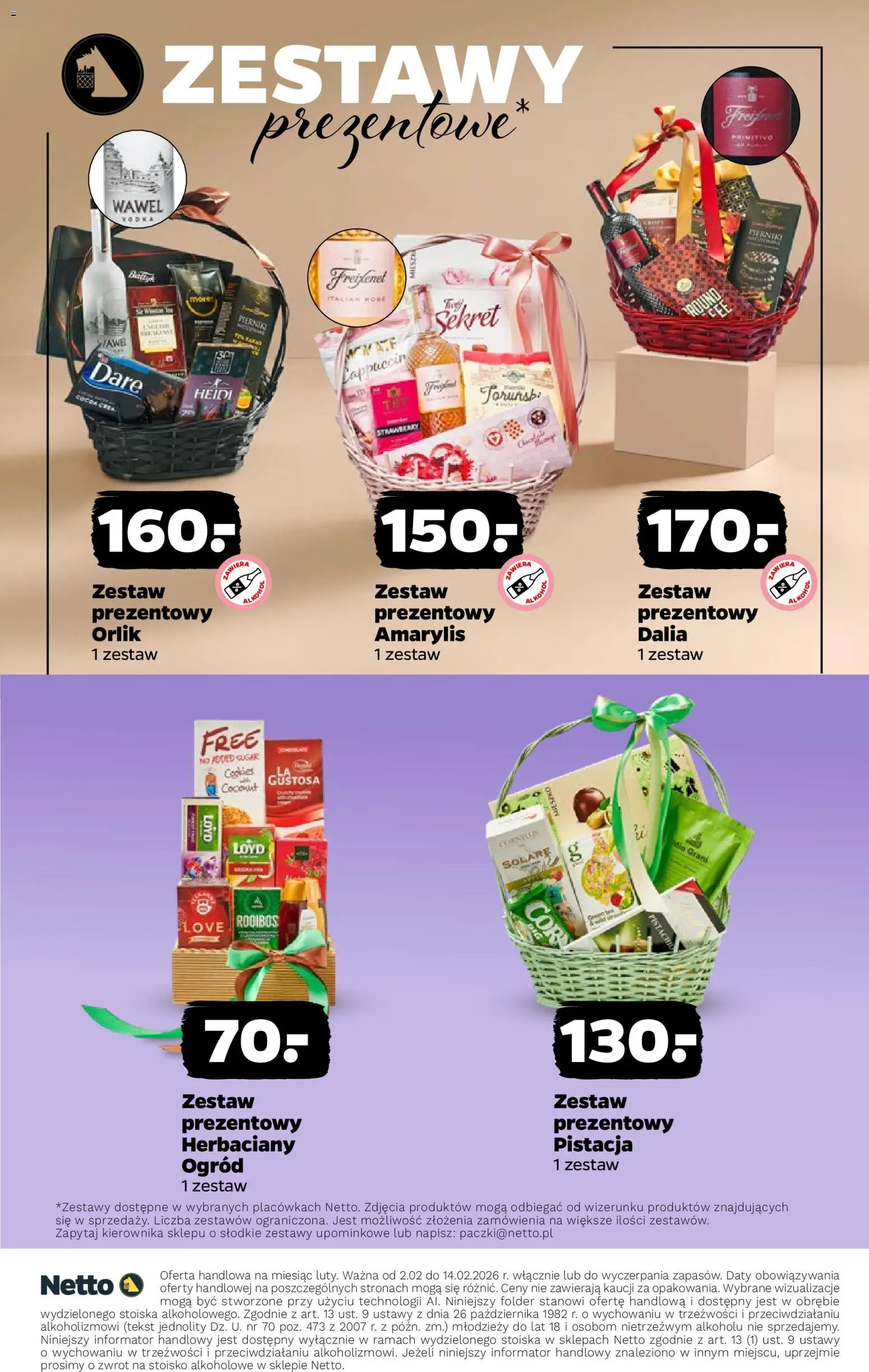 Netto gazetka - Mocna Kolekcja od 02.02.2026 | Strona: 18 | Produkty: Amarylis, Alkohol