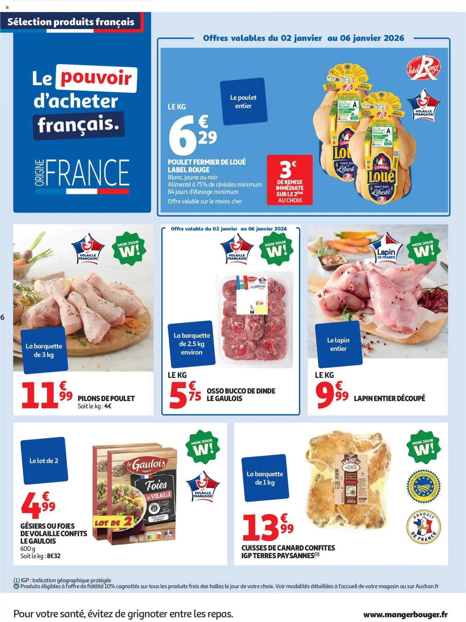 {H1} | Page: 6 | Produits: Cuisses de canard confites, Volaille, Confit de canard, Cuisses de canard