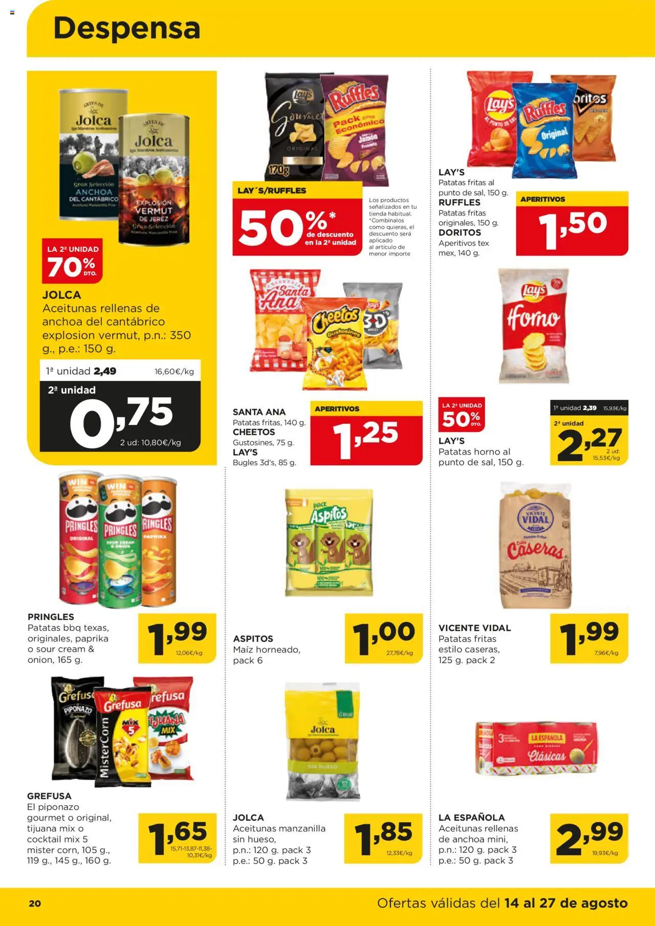 Alimerka folleto Castilla y León │ válido desde el 14.08.2025 | Página: 23 | Productos: Jamón, Horno, Anchoa
