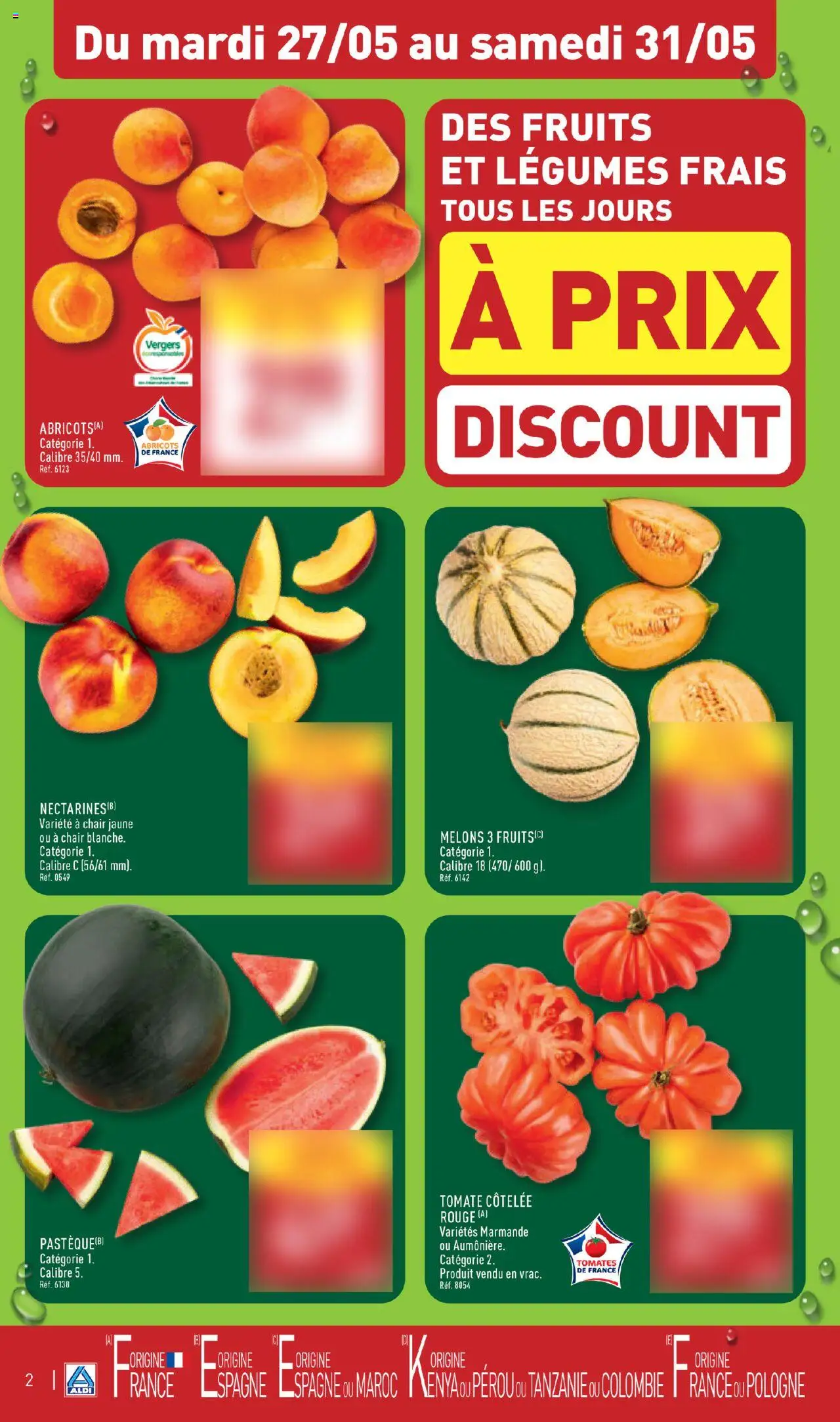  | Page: 5 | Produits: Abricots, Tomates