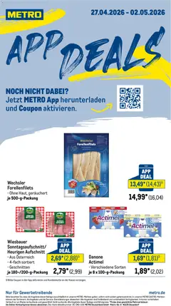 Metro App Deals ab 27.04.2026 gültig