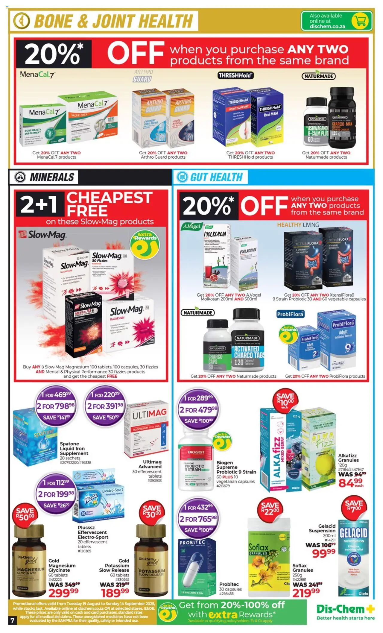 Dis-Chem Specials │ valid from 19.08.2025 | Page: 7 | Products: Iron