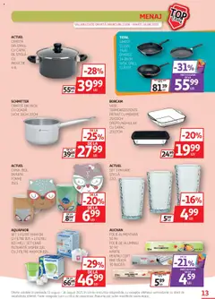 Catalog Auchan – valabil de la 13.08.2025 | Pagină: 13 | Produse: Pomelo, Pahare, Cratiță, Clătite