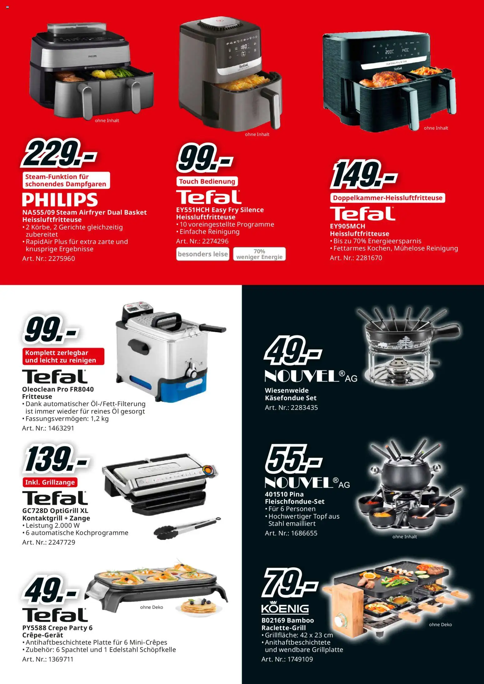 Media Markt Aktionen – gültig ab 07.12.2025 | Seite: 23 | Produkte: Öl, Heißluftfritteuse, Fritteuse, Philips