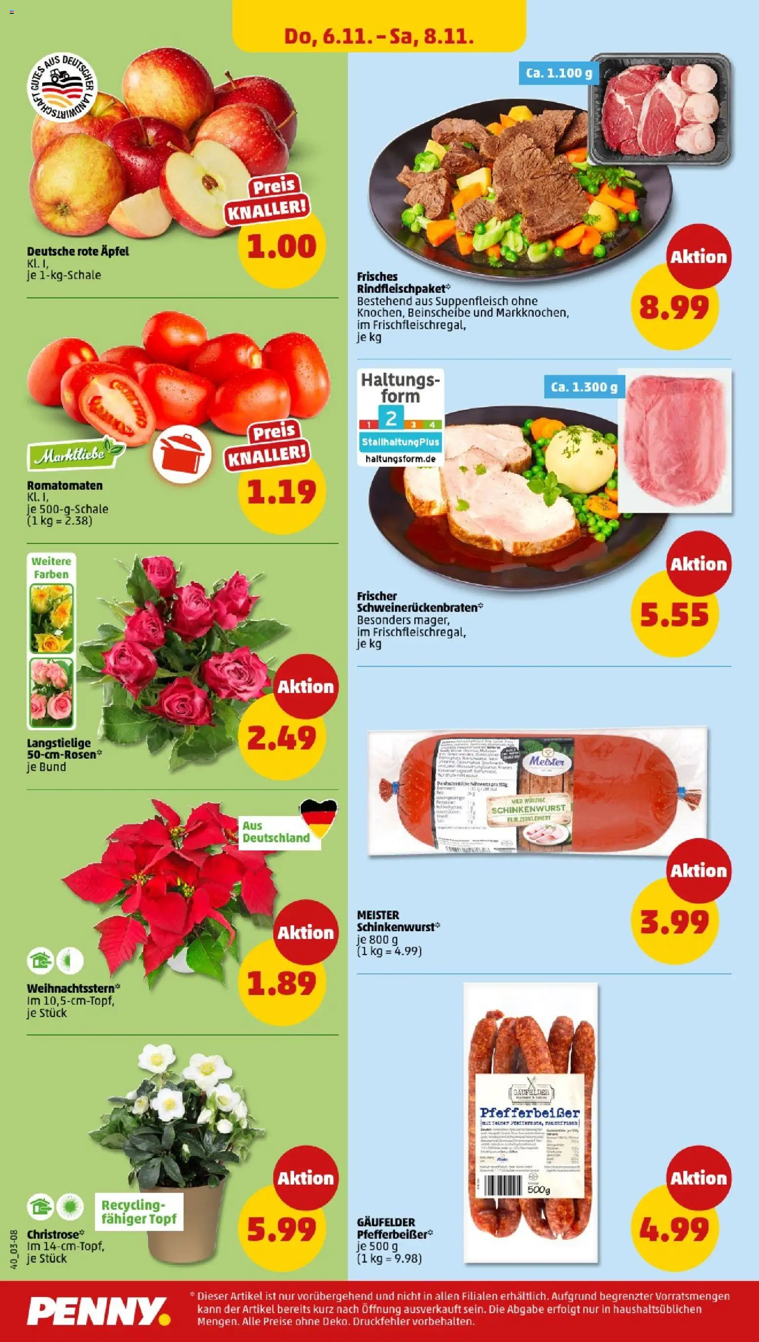 Penny - Hamburg – gültig ab 03.11.2025 | Seite: 38 | Produkte: Äpfel, Suppenfleisch