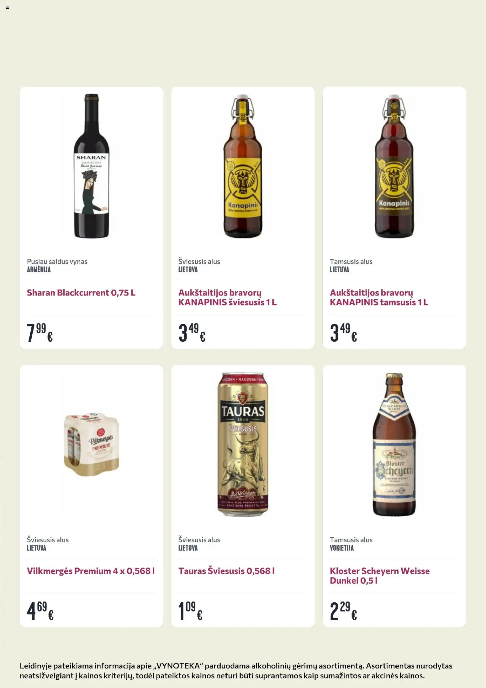 VYNOTEKA akcijos nuo 29.12.2025 | Puslapis: 23 | Prekių: Vynas, Alus