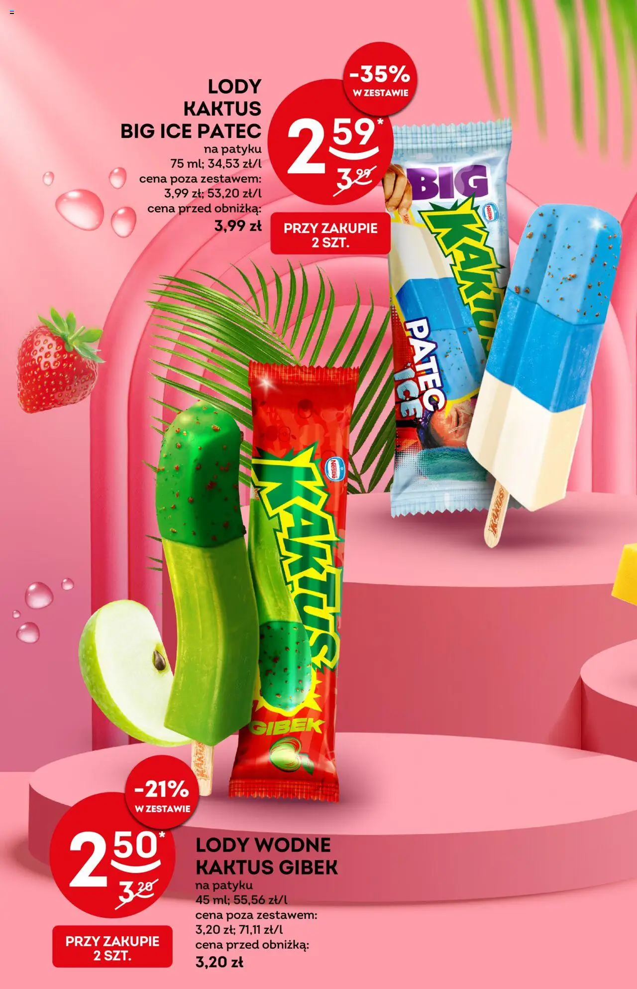 Żabka Gazetka - Lody od 10.09.2025 | Strona: 8 | Produkty: Lody