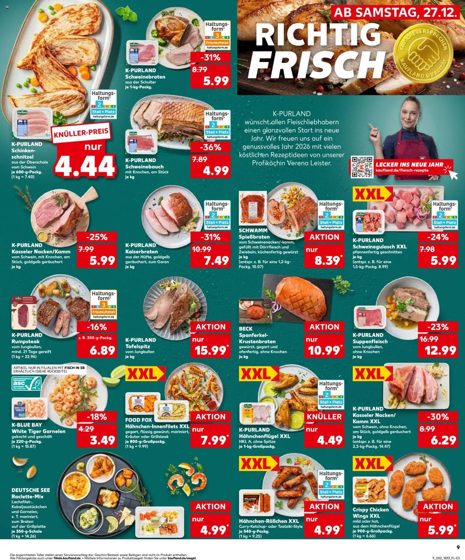 Kaufland prospekt Bremen	 – gültig ab 27.12.2025 | Seite: 9 | Produkte: Tafelspitz, Schweinebauch, Krustenbraten, Schinken
