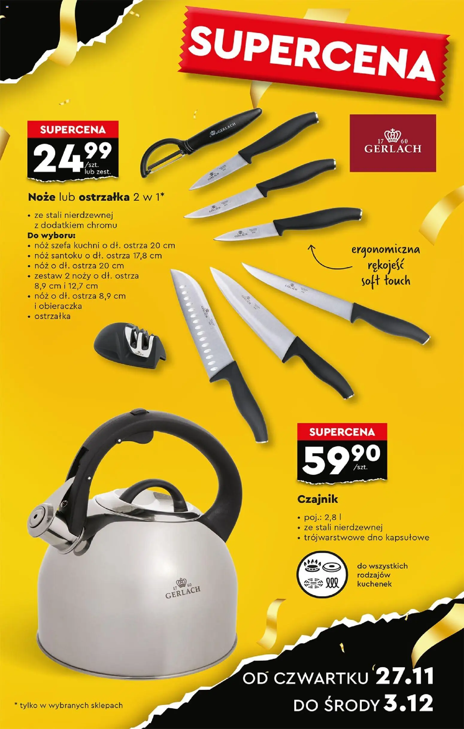 Biedronka Black Friday od 24.11.2025 | Strona: 15 | Produkty: Czajnik