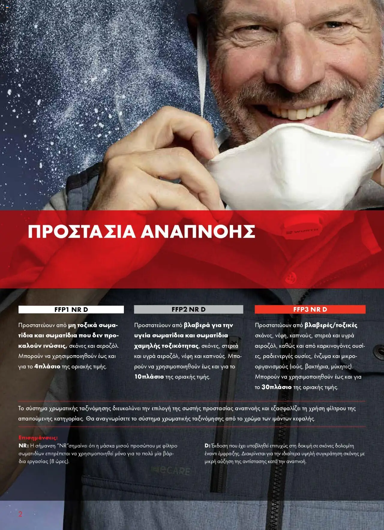 WURTH - Προστασία αναπνοής – σε ισχύ από 01.10.2025 | Σελίδα: 2