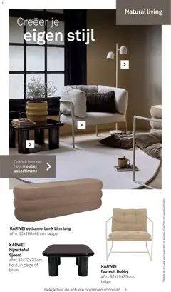 KARWEI - Woonspecial Meublels 2025 - Voorbeeld van een folder van KARWEI, geldig van 29.09.2025 | Pagina: 22 | Producten: Fauteuil