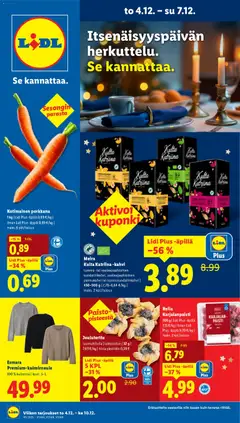 Lidl-mainoslehti voimassa 04.12.2025 alkaen
