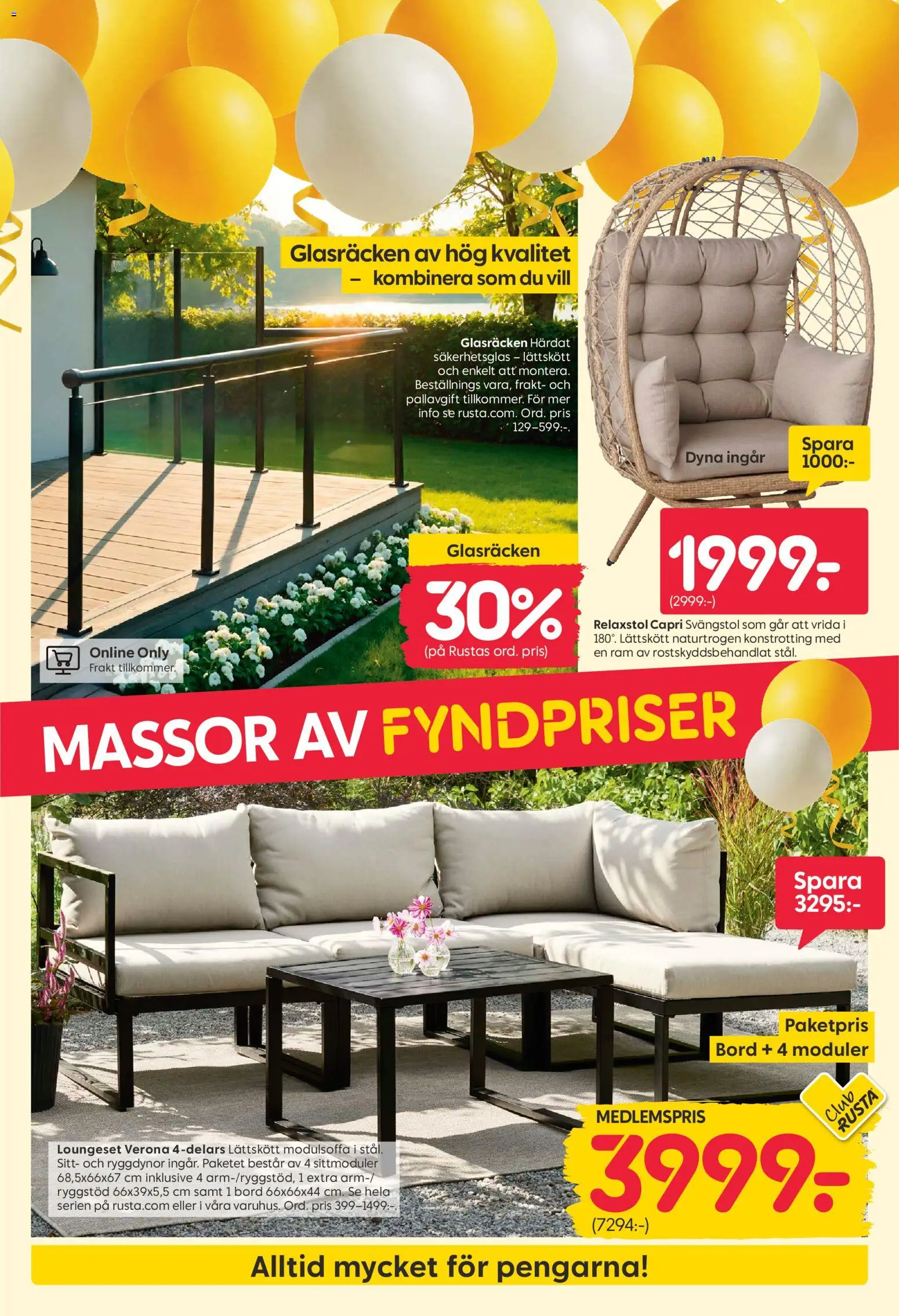 Rusta reklamblad aktuell från 27.04.2026 | Sida: 2 | Produkter: Bord