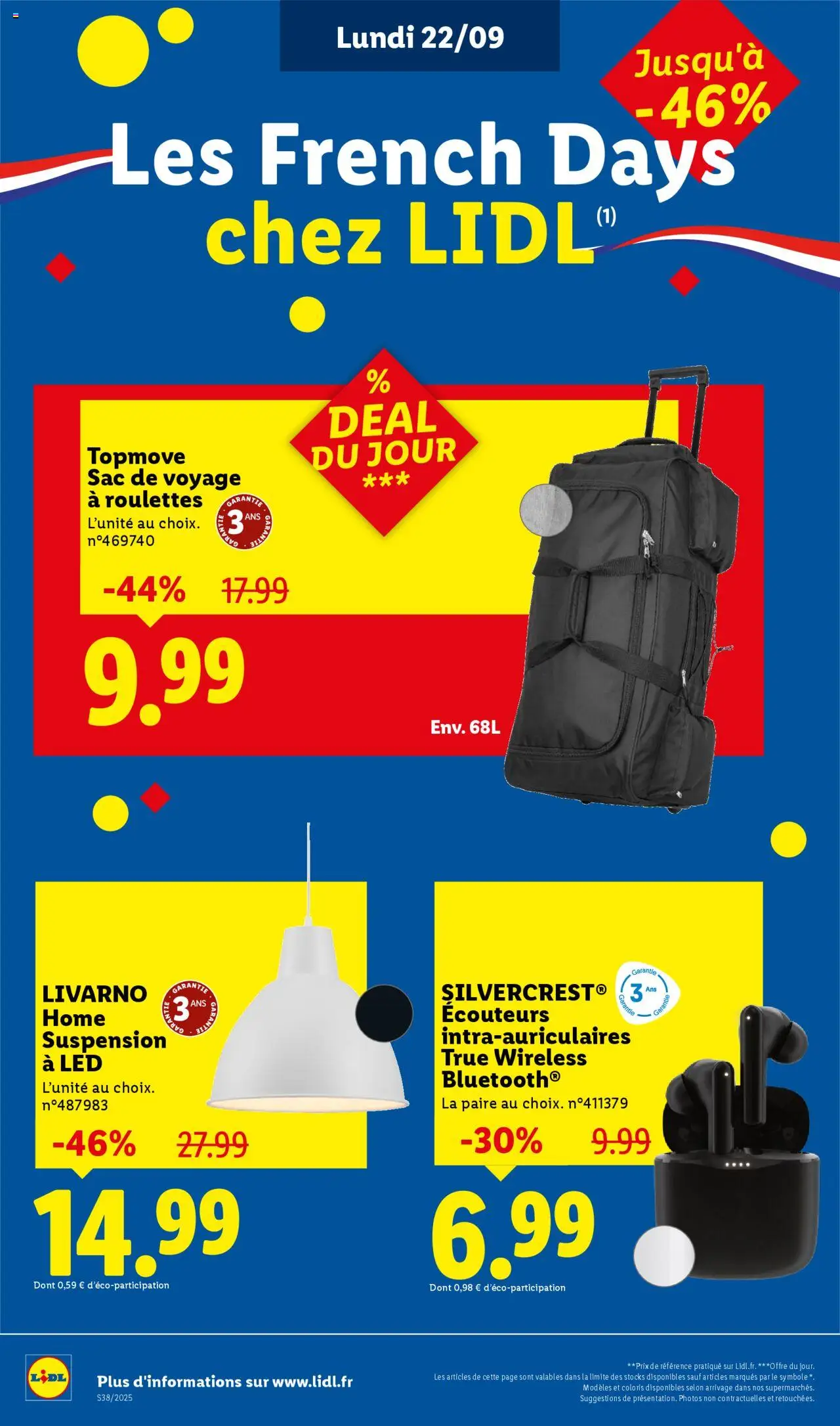  | Page: 70 | Produits: Écouteurs, Sac, Suspension, Sac de voyage