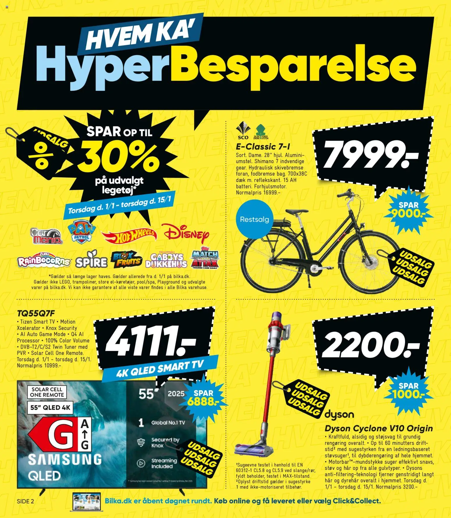 Bilka tilbudsavis – gyldig fra 01.01.2026 | Side: 2 | Produkter: Processor, Smart TV, TV