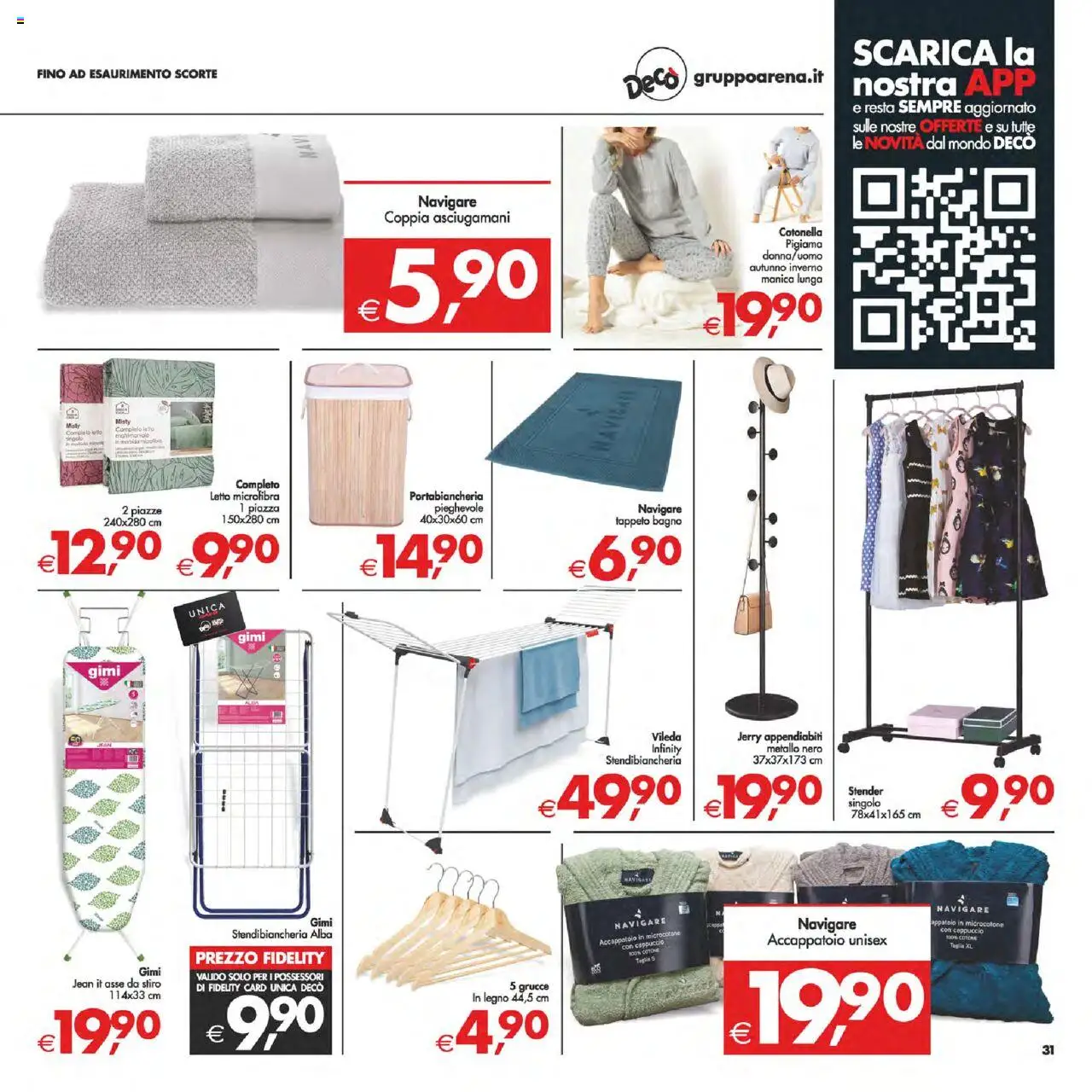 Volantino Decò del 14.10.2025 | Pagina: 41 | Prodotti: Cappuccio, Letto, Bagno, Appendiabiti