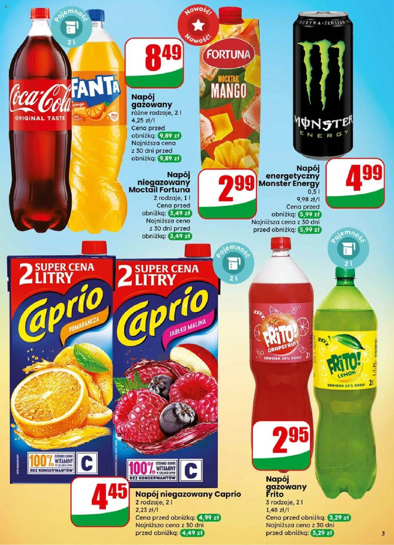 Dino Gazetka od 07.01.2026 | Strona: 3 | Produkty: Mango, Malina